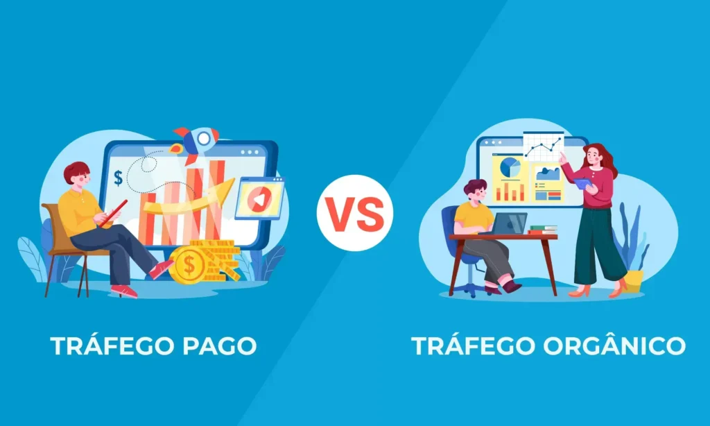 Tráfego-Orgânico-vs-Tráfego-Pago-Qual-É-Melhor-para-Afiliados